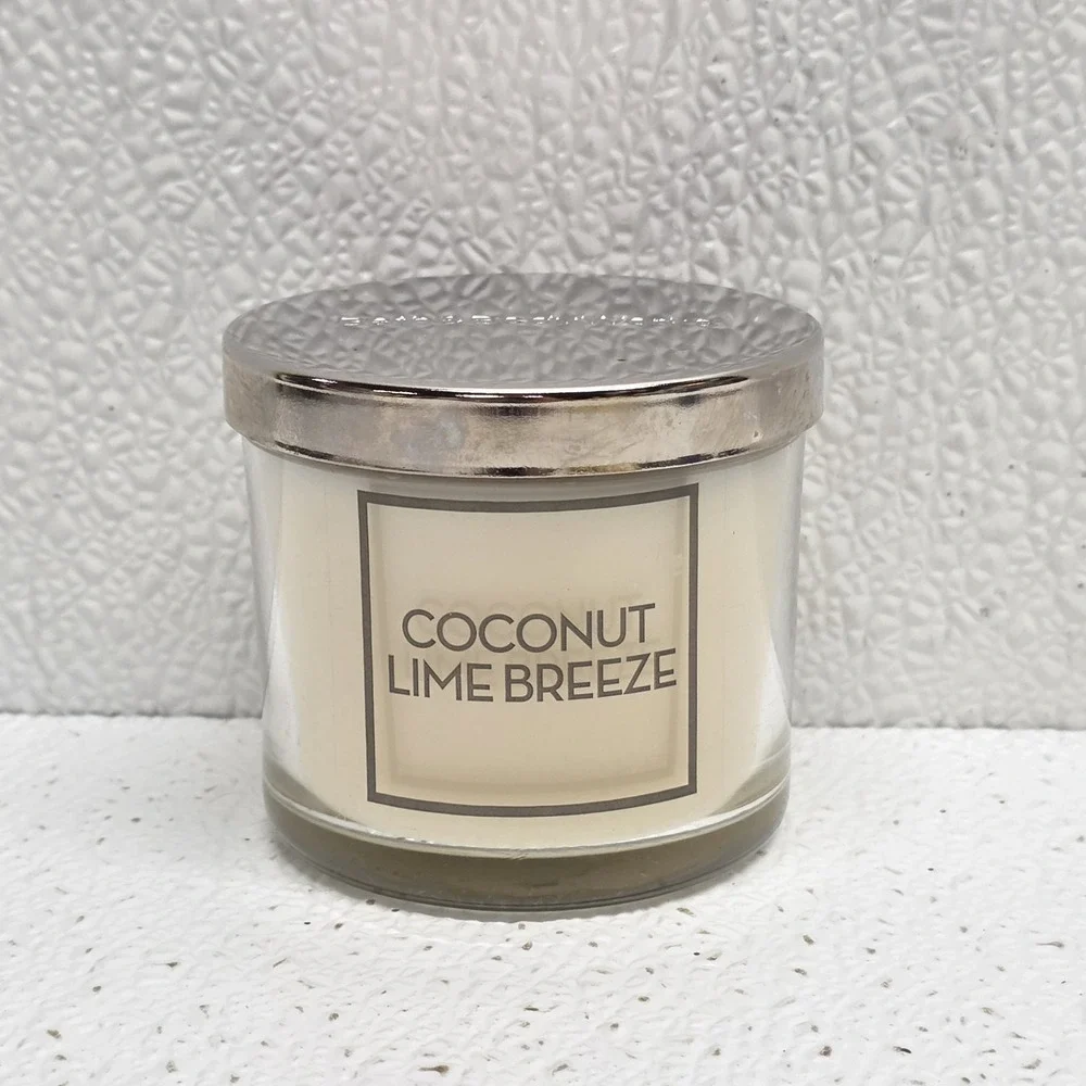 Bath & Body Works Coconut Lime Breeze Single Wick Candle 4 oz New Unburned